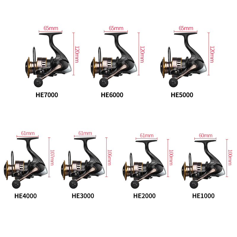 BESTPROMO DAIWA Reel COD Reel Pancing HE1000 - 7000 10 Kg/ Reel Pancing Murah Kuat / Reel Pancing