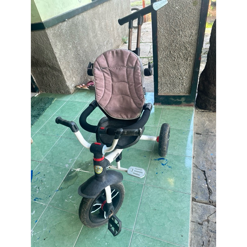 preloved sepeda roda3 pacific 5508 minus musik (penutup kepala dan keranjang juga ada karena dilepas