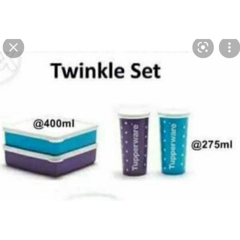 medium square away + medium tumbler Tupperware