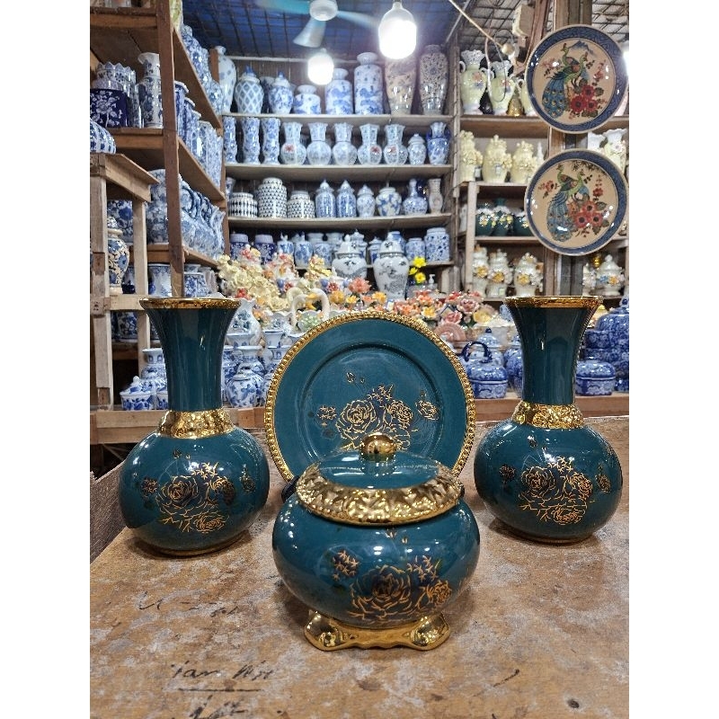 keramik pajangan set