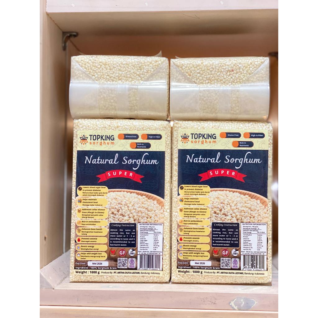 

Topking Sorghum Beras Sorgum Putih 1 Kg - Shorgum Super - Natural