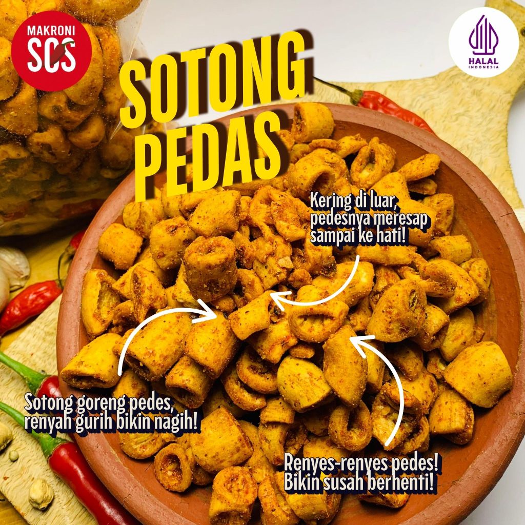 

Ukf5Pc6F4H (Kuliner.Kita) Sotong Pedas 500Gr 1/2Kg Kerupuk Sotong Pedas Snack Viral Camilan Food