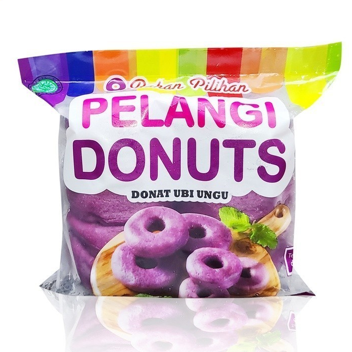 

PELANGI Donuts Ubi Ungu Besar isi 10 Pcs 500 Gram