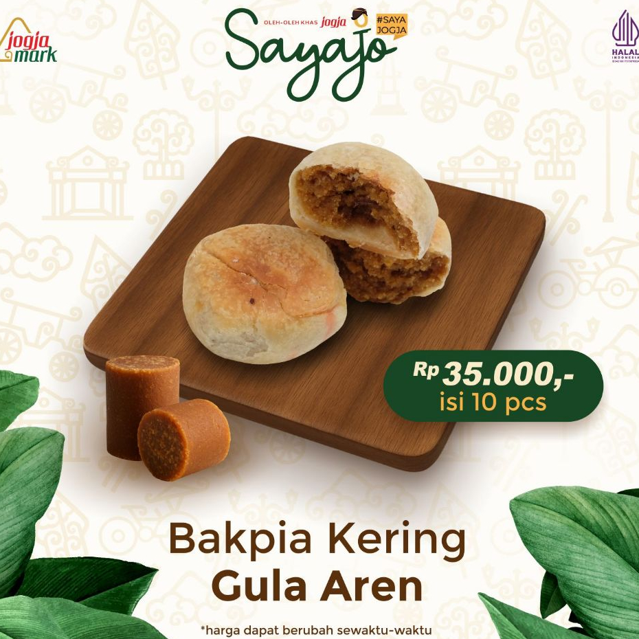 

SayaJo Bakpia Kering Gula Aren Isi 10 pcs 200 gr
