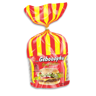 

GEBOOOYKU Beef Patties isi 10 Pcs 500 Gram - Isi burger