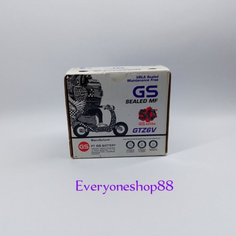 AKI GS GTZ6V / AKI KERING 12V 5AH