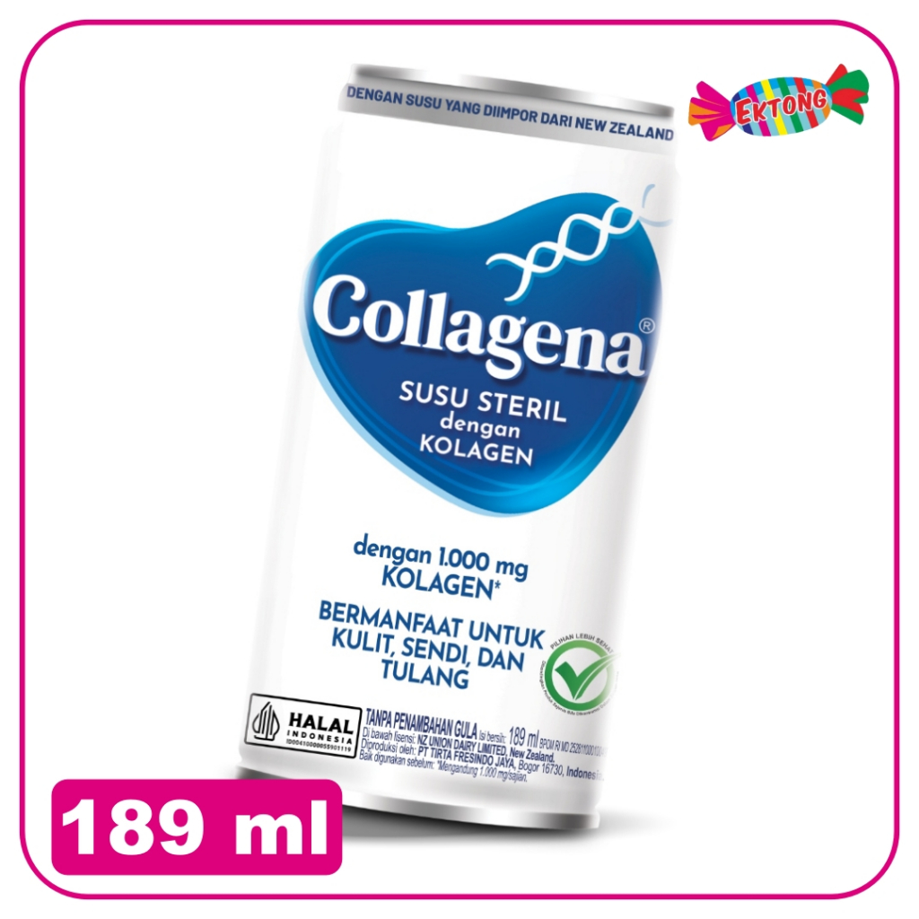 

COLLAGENA SUSU STERIL 189ML - SUSU STERIL DENGAN KOLAGEN