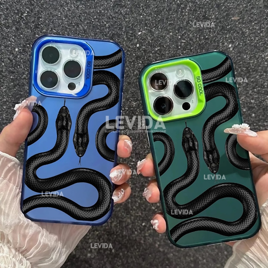 Tecno Camon 40 Tecno Camon 40 Pro Silicone Case Casing Imd Case Hologram The Black Snakefor Tecno Ca
