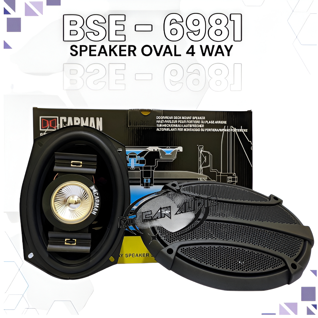 SPEAKER OVAL 4 WAY 300 Watt BOSTON / Speaker Boston Oval BSE 6981