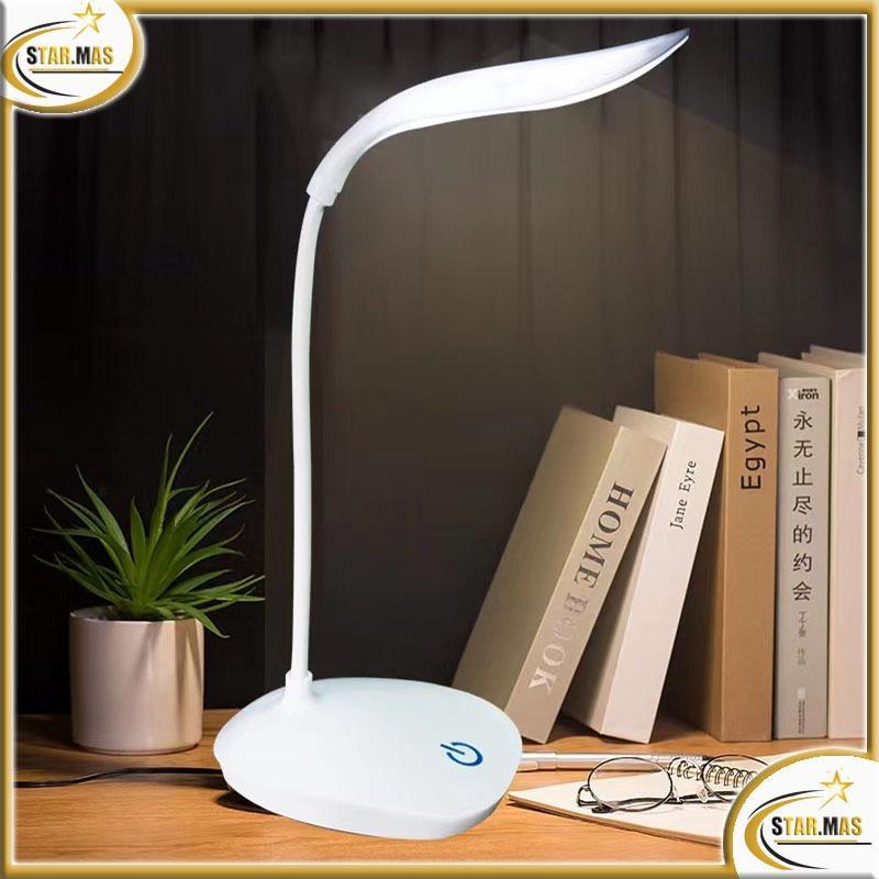 Lampu LED Meja Belajar USB Lampu Baca Desk Lamp Listrik