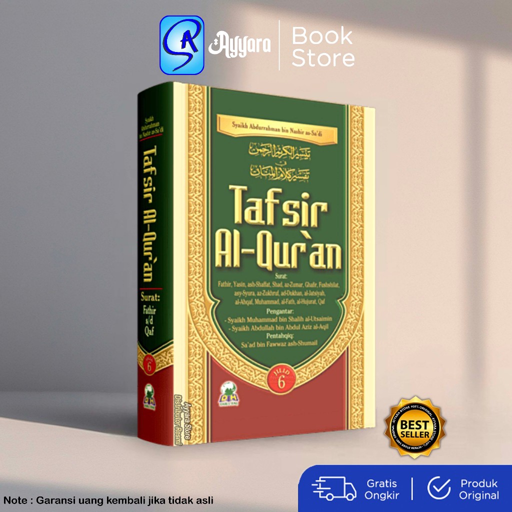 Tafsir Al Quran Syaikh Abdurrahman as Sadi Jilid 6 -  Syaikh Abdurrahman bin Nashir - Darul Haq