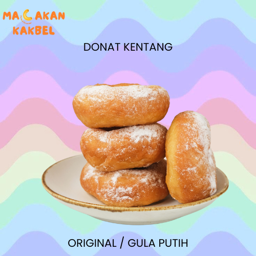 

DONKEN Donat Kentang squishy (Original / Gula Putih)