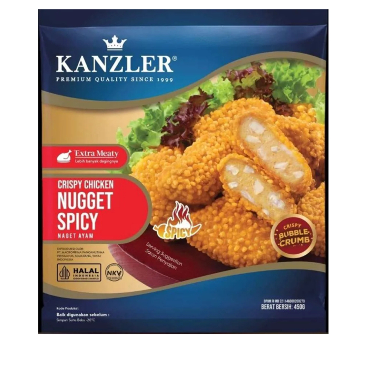 

KANZLER Crispy Chicken Nugget Spicy 450 gram