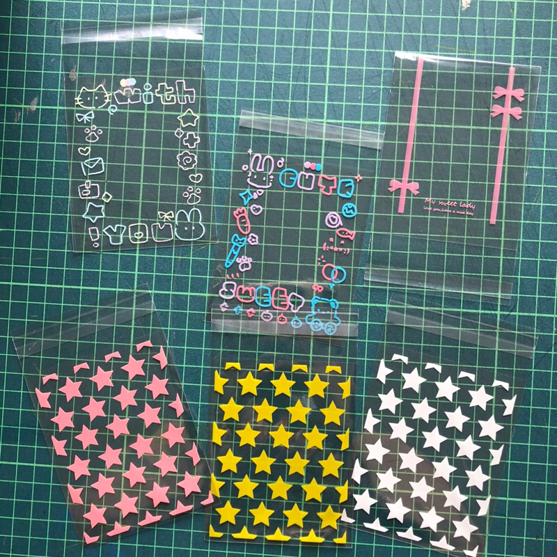 

15pcs| Plastik Packing Photocard Sleeve Warna Warni (Plastik Kemasan)