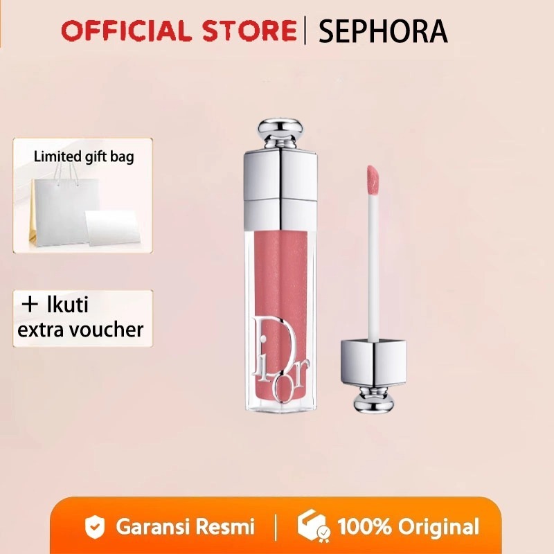 【Mall ORI】Dior-Liquid-Lipstik-Lip-Gloss-Dior-Addict-Lip-Maximizer-Plumping-Gloss-Lipstik-Cair-Dior-D
