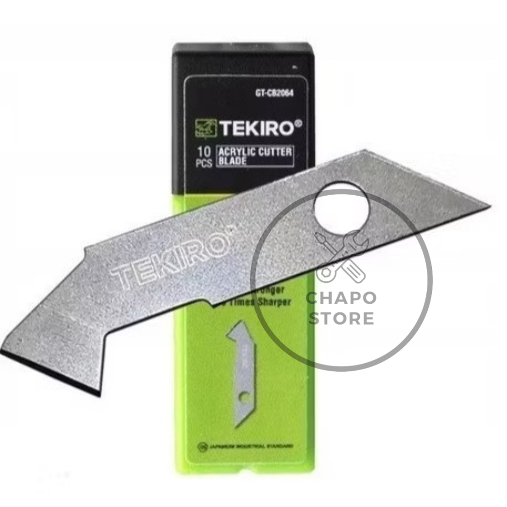 

Tekiro isi ulang refill pisau cutter akrilik acrylic 10pcs