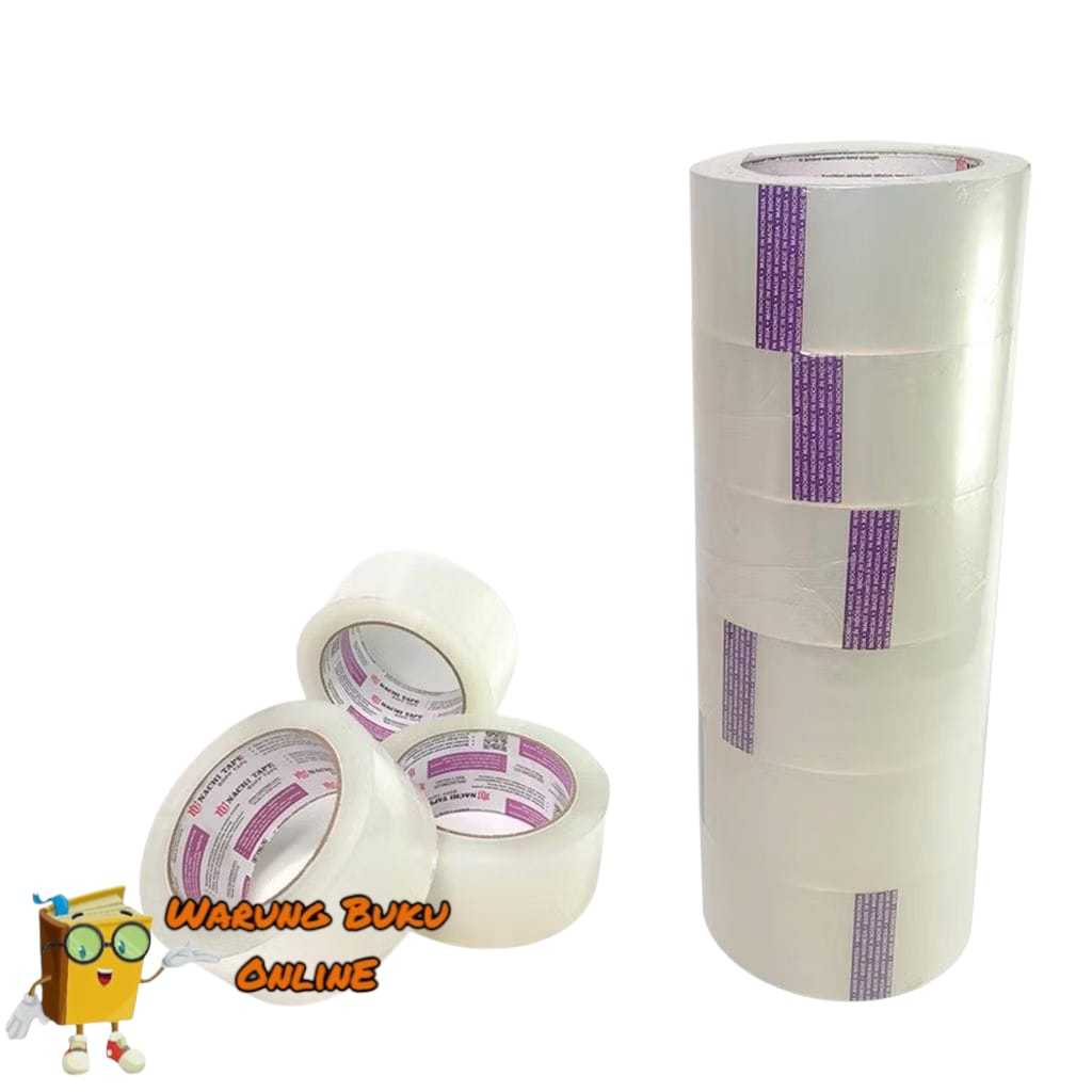 

LAKBAN NACHI BENING LEBAR 2 INCHI - PANJANG 90 METER / PCS