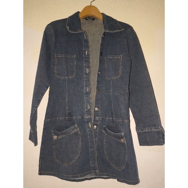 Tymie - (PRELOVED) Jacket Jeans Wanita Lengan Panjang Jacket Jeans Blazer Jeans