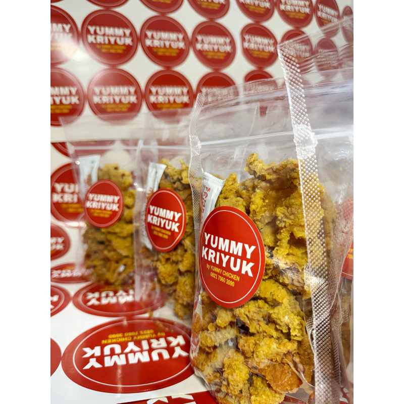 

Keripik Kulit Ayam Crispy 250gr