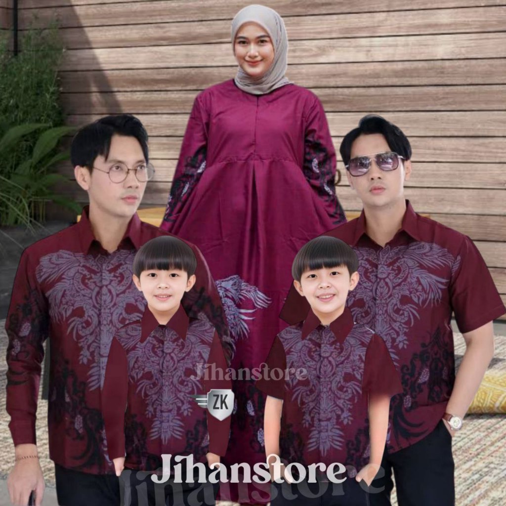 Batik Couple Sweet Batik Motif BALADEWA Baju Batik Keluarga/Baju Anak Laki-laki/Batik couple ayah & 