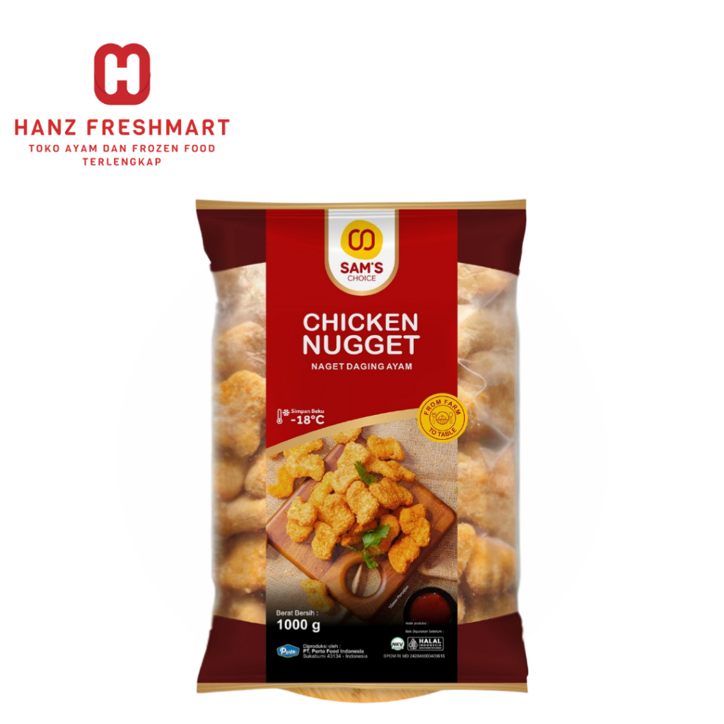 

Sam's Chicken Nugget 1kg - Hanz Freshmart