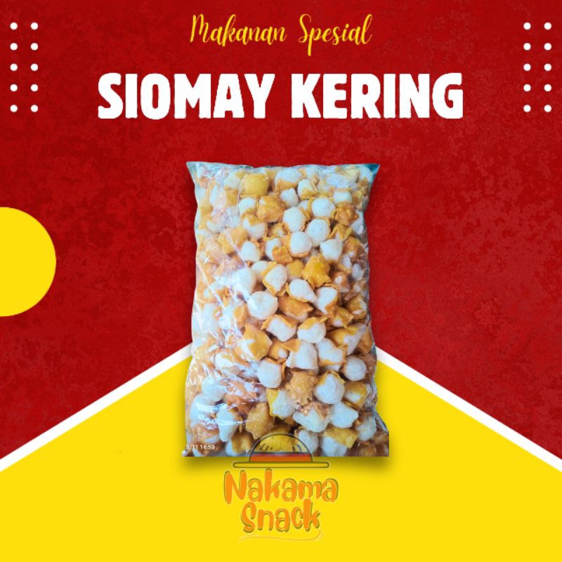 

Siomay kering 1kg enak, topping seblak baso aci & makanan kuah