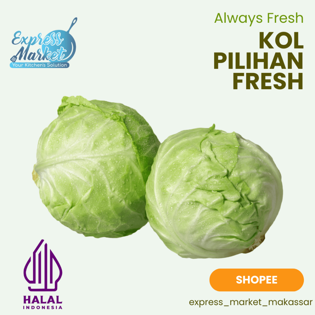 

Sayur Kol Ukuran 1kg Pilihan Fresh HALAL