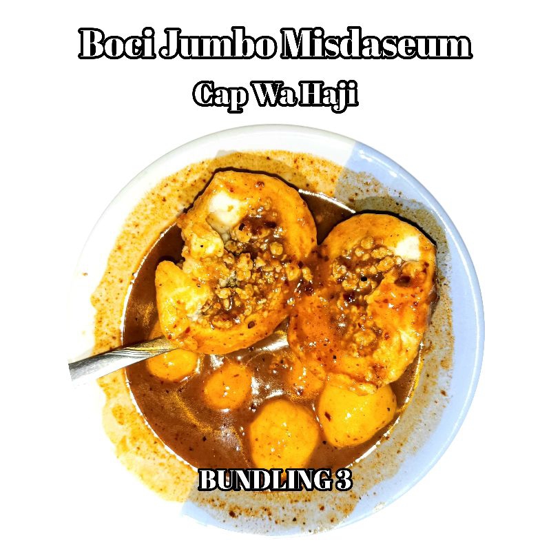 

BUNDLING 3 boci Jumbo Misdaseum Cap Wa Haji