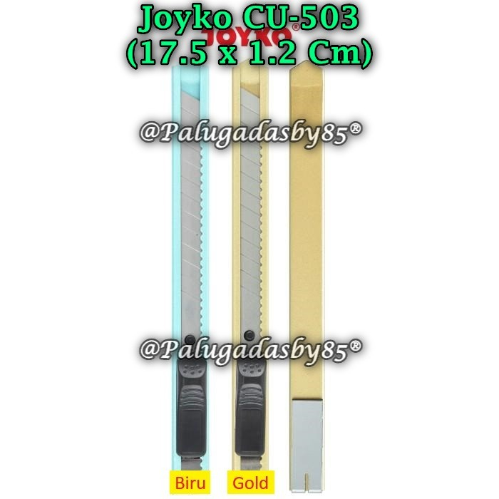 

(1 Biji) Cutter JOYKO CU-503 BISA PILIH WARNA / Cutter Pemotong Joyko CU-503 (1 Biji)