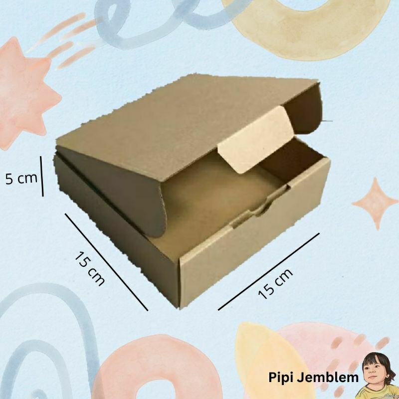 

[beli 3 lgs murah] 15x15x5 box kotak tebal hampers gift karton/die cut box tutup sambung