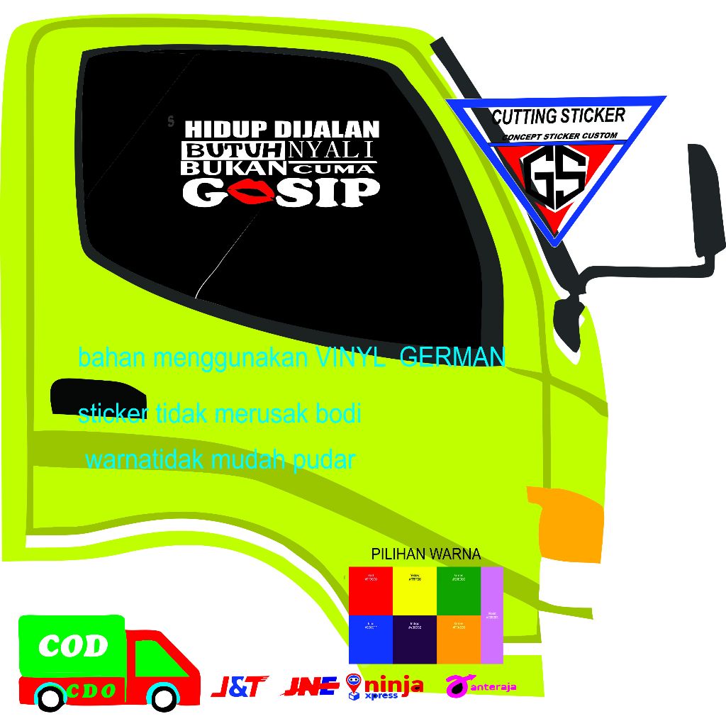 stiker kaca mobil truk pick up stiker kaca pintu mobil truk pick up stiker pintu bak truk pick up st