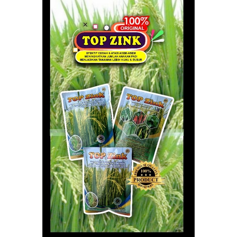 PUPUK TOP ZINK ORIGINAL 100%