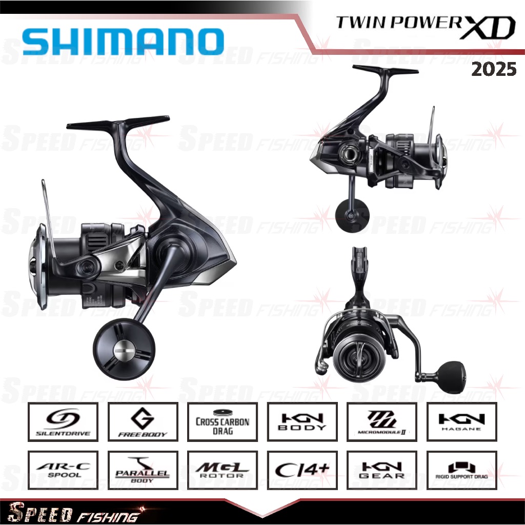 Reel Shimano Twin Power XD 2025 3000 4000 5000 Spinning
