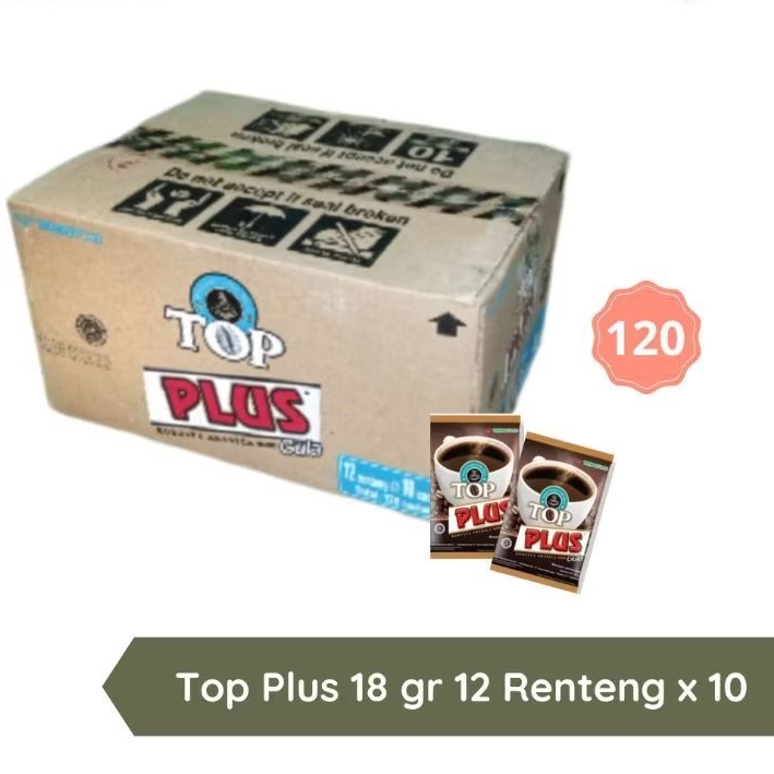 

[Jatim] 1 DUS ISI 120 SACHET KOPI TOP PLUS GULA