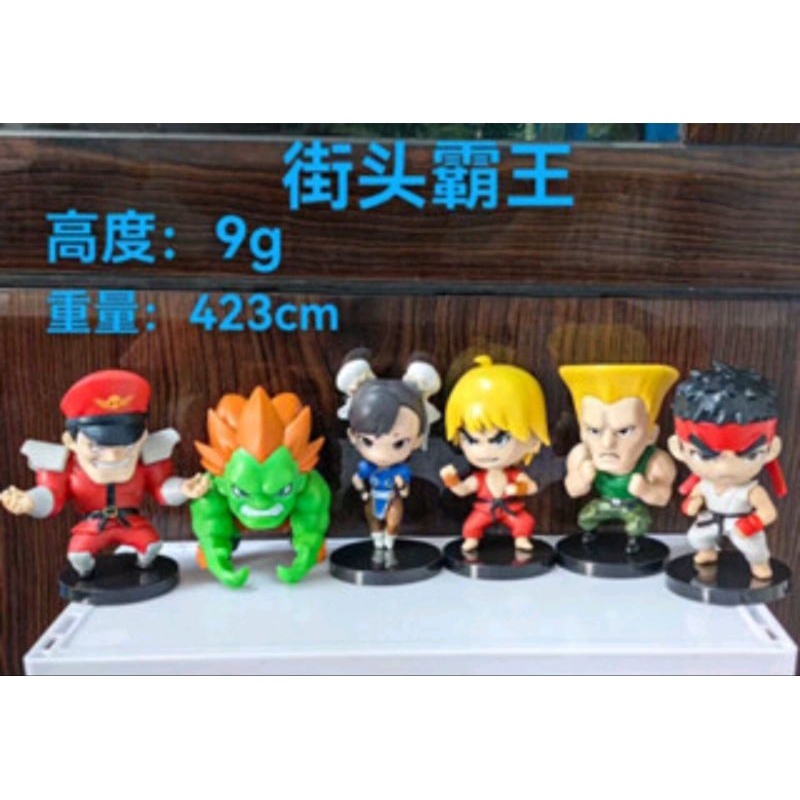Figure Ryu Ken Bison Blanka Guil Chun Lee Street Fighter