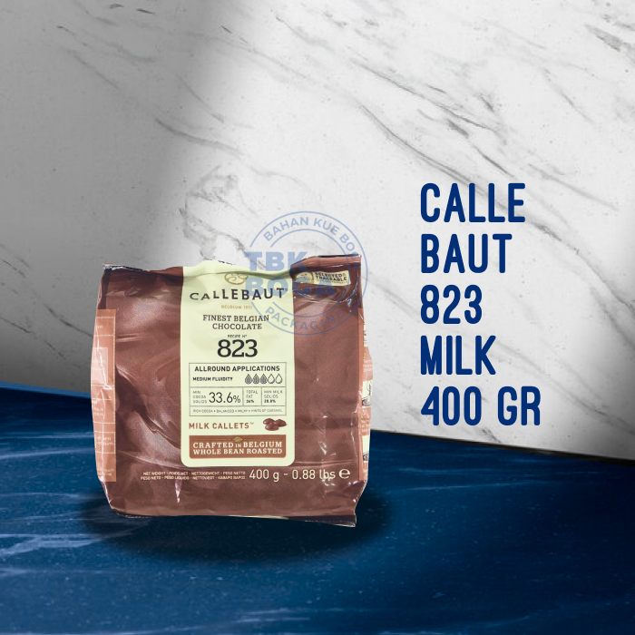 

823 Callebaut Milk ( 400 gr ) Susu Callets Coin Coins Belgian Chocolate Coklat Barry
