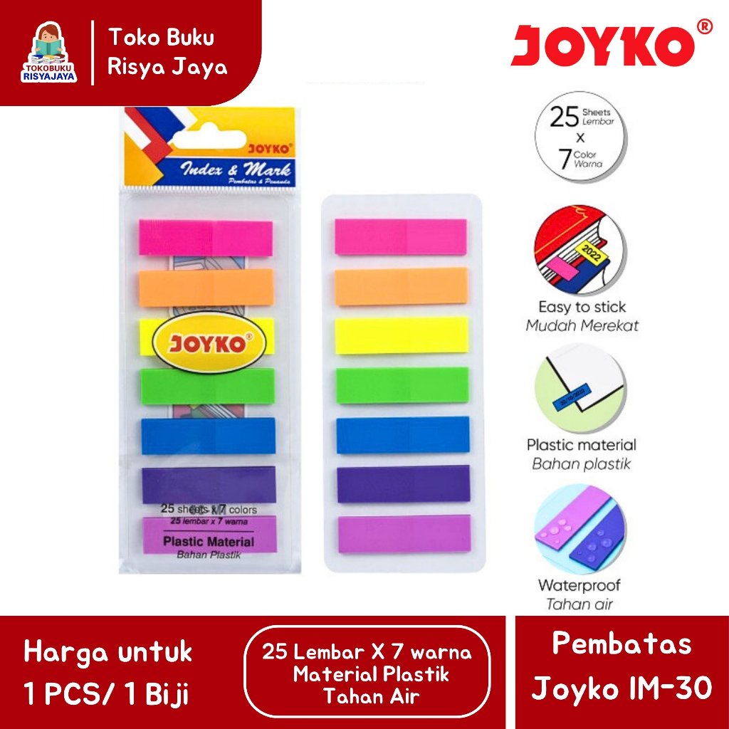 

(JOYKO) Pembatas / Penanda / Index & Mark IM-30 Plastik