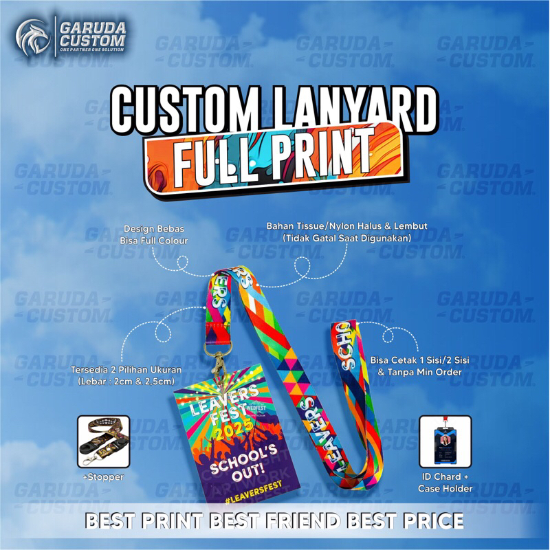 

Lanyard Custom | Tali Lanyard Printing | Custom Lanyard | Lanyard ID Chard | Lanyard Full Colour | Lanyard Murah