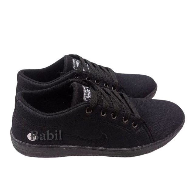 Flash Sale SEPATU SEKOLAH HITAM POLOS SEPATU FULL BLACK SEPATU FULL HITAM