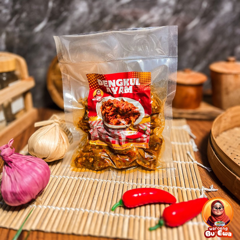 

Dengkul Ayam bumbu Mercon 110gr Waroeng Bu Ewa