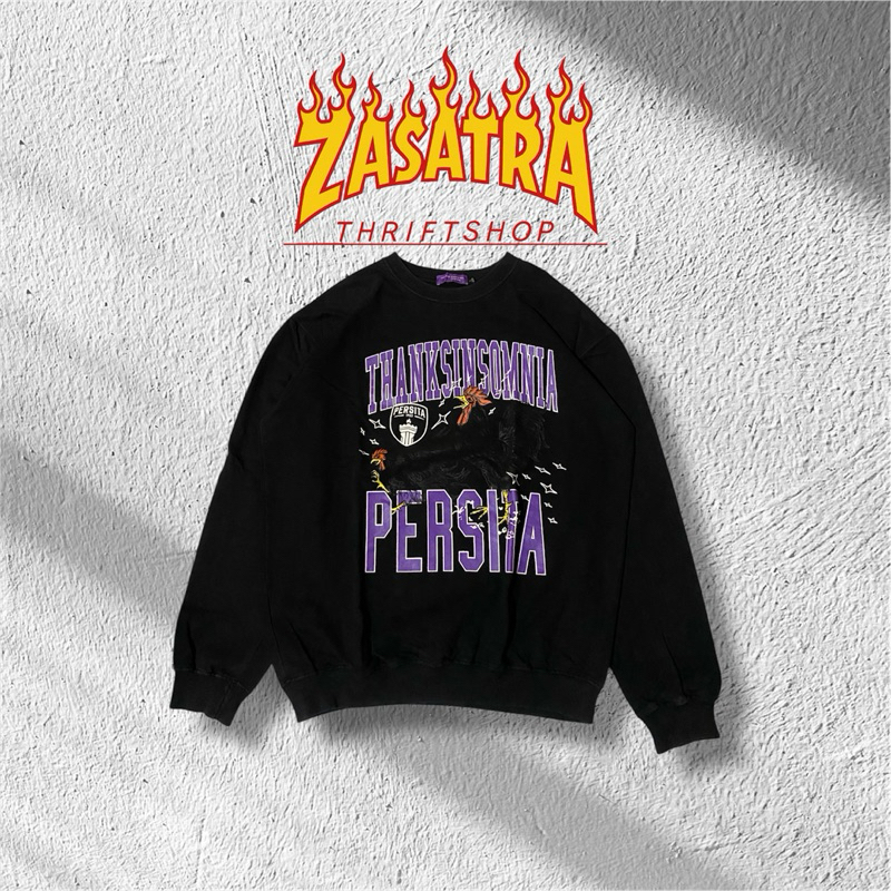 Crewneck Thanksinsomnia X Persita Tangerang - Preloved