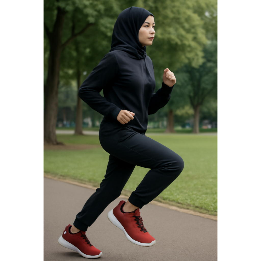 Sepatu Lari Skechers Preloved Jogging Marathon