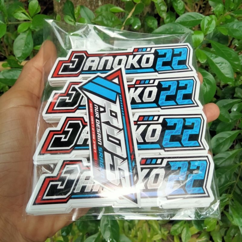 

Stiker Cutting Kecil, Bahan Vinyl Cina Meteran Anti Air