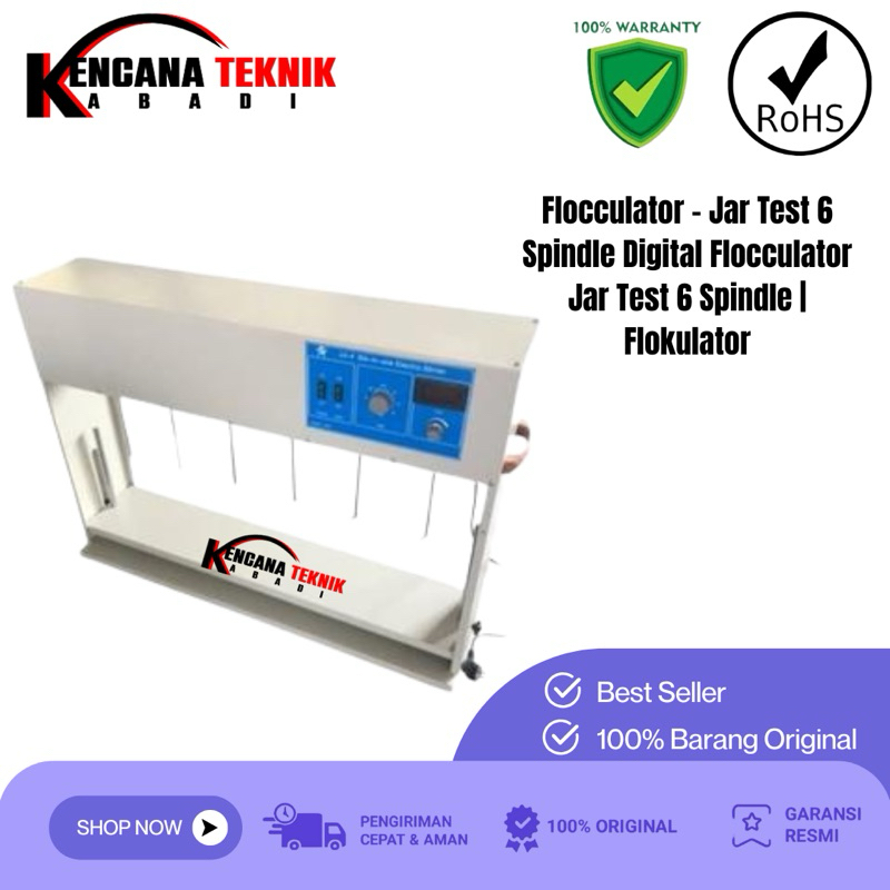

Flocculator - Jar Test 6 Spindle Digital Flocculator Jar Test 6 Spindle | Flokulator