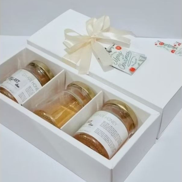 

DIYARI Alam | Hampers Organic Honey, Artisan Tea, with Slide Box (wedding, birthday, wisuda, get well soon, hari raya, dst)
