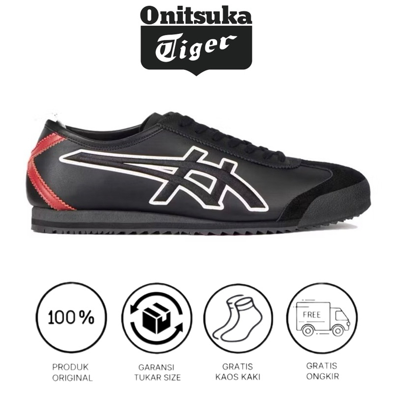 Onitsuka Tiger Mexico 66 Deluxe Givenchy Black White Red