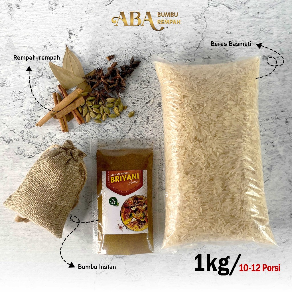 

PROMO Beras Basmati & Bumbu Instan Kebuli 1kg/10-12Porsi | Varian Kebuli KabsaBeras Basmati + Bumbu Kebuli Instan 1kg | 10-12 Porsi | Varian Kebuli, Kabsa, Biryani, Mandhi, Bukhori – Siap Masak, Praktis & Lezat!h Biryani Mandhi Bukhori, PAKET HEMAT MURAH