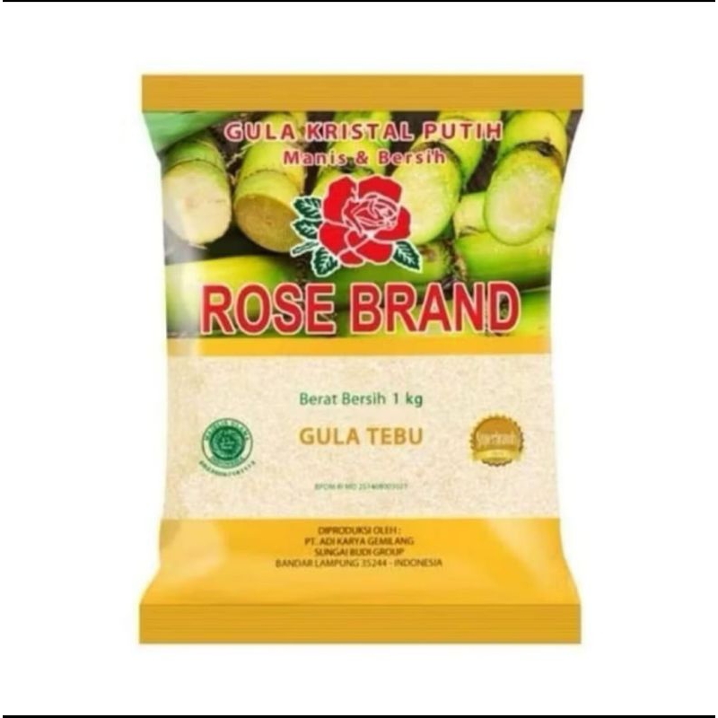 

(TK DINA ECER) GULA ROSE BRAND & GULA CURAH 1KG