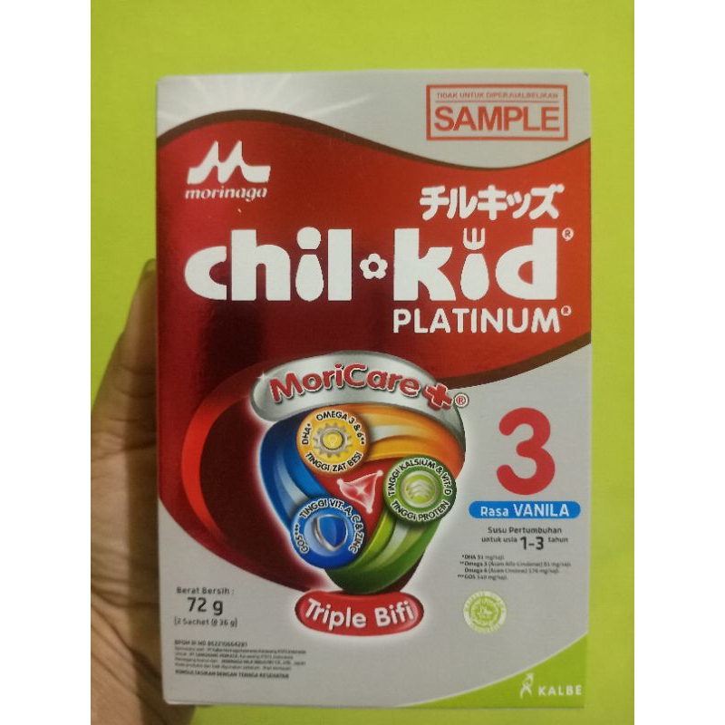 

Chilkid Platinum vanila travel pack 72gr