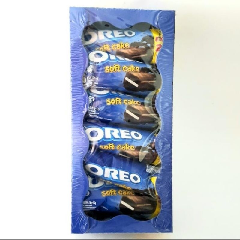 

Bolu Coklat Oreo Soft Cake 192gr (Isi 12pcs x 16gr)